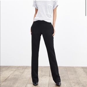 Banana Republic Martin Fit Black Wool Trousers